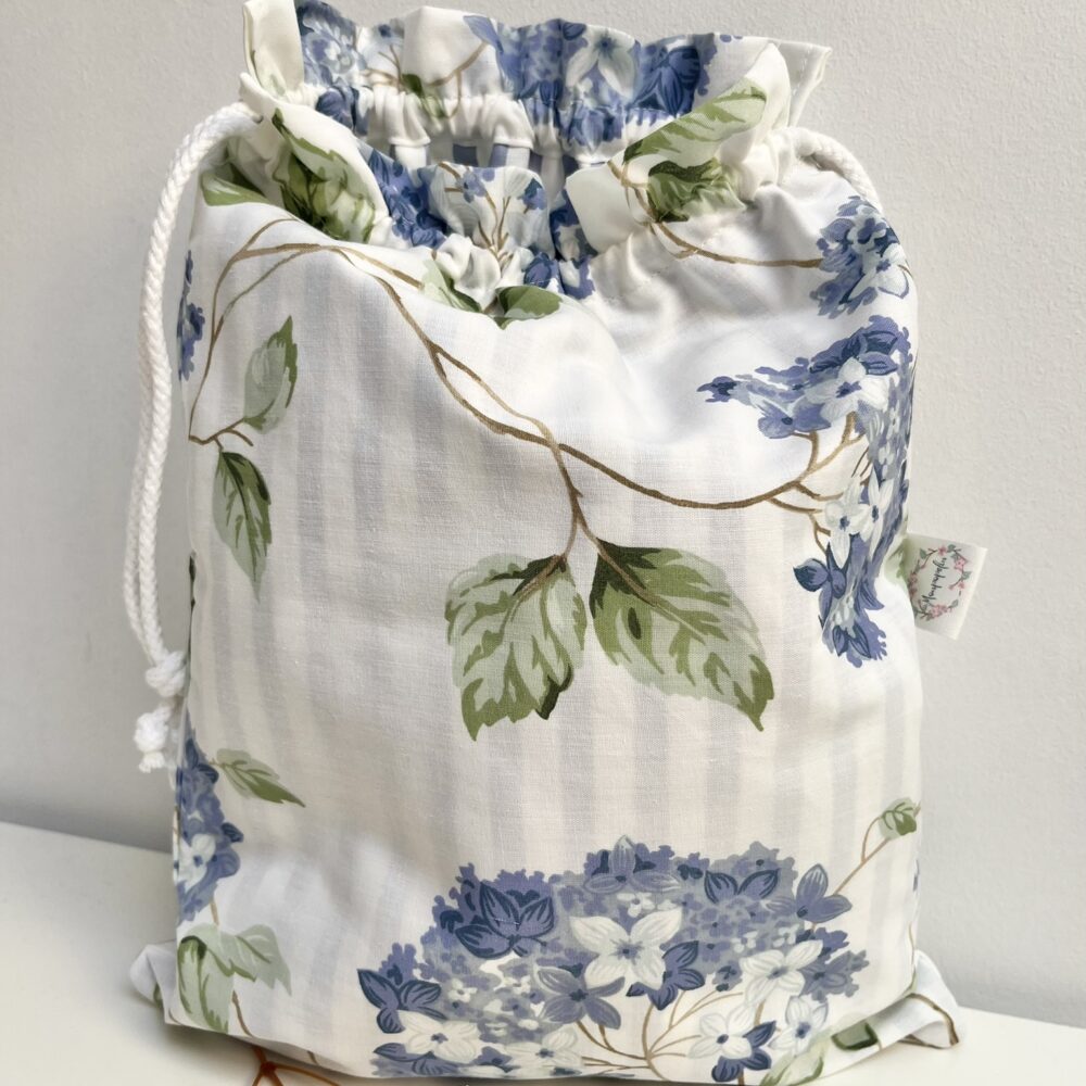 Bolsa Jimena Hortensias azul
