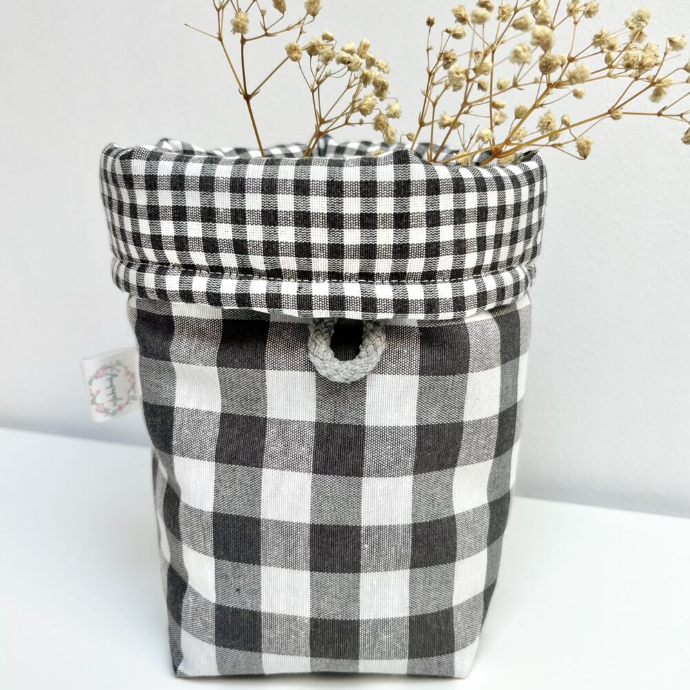 Cesta Allegra Vichy duo gris