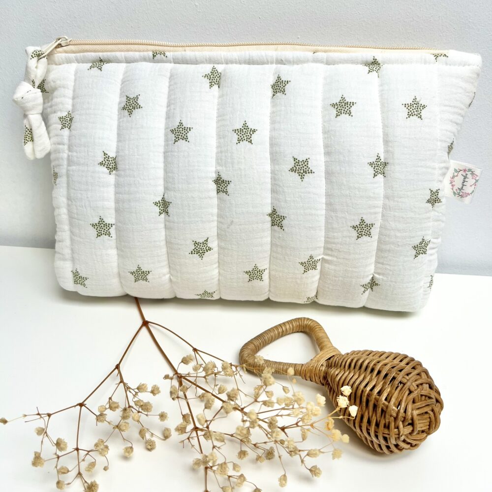 Neceser Berta Baby Stars verde