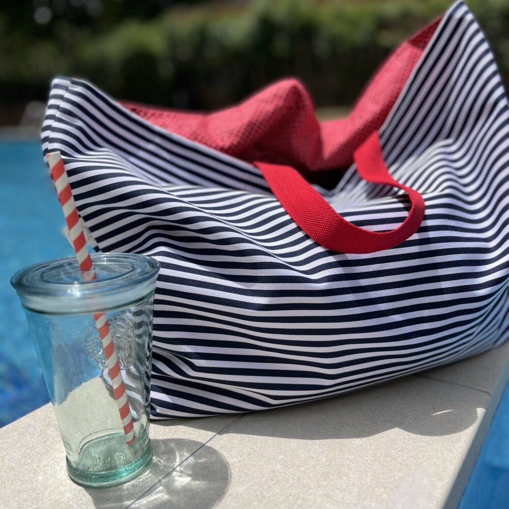 Bolsa Tossa impermeable Rayas marineras