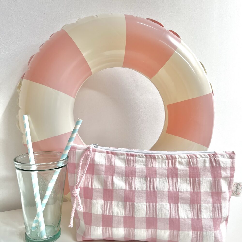 Neceser Begur Vichy rosa