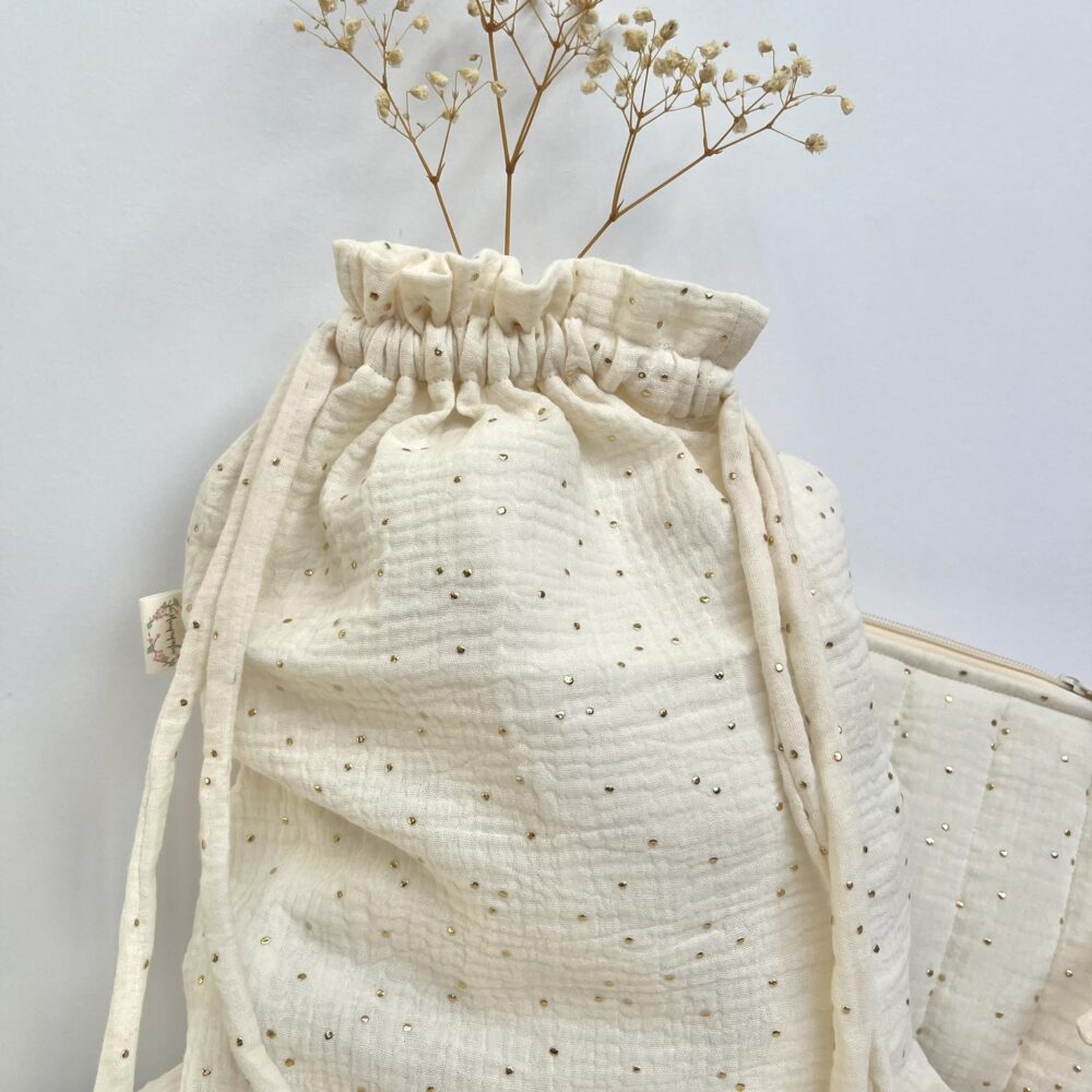 Bolsa Jimena Glitter Marfil